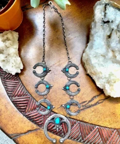 Thunderbird Tufa Cast Naja Necklace