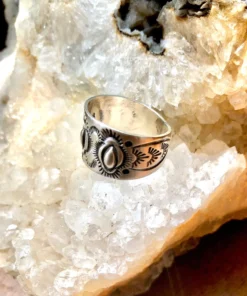 Thunderbird New Arrivals Stamped Sterling Band