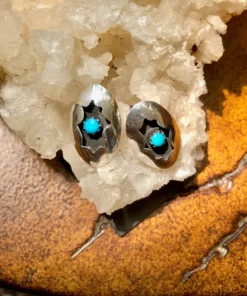 Thunderbird Oval Shadowbox Earrings New Arrivals