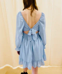 Miss Sparkling Sky Open Back Dress Womens