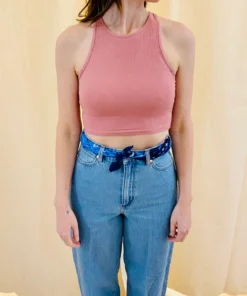 Miss Sparkling Cropped Rib Tank New Arrivals