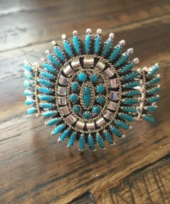 Thunderbird Petite Point Navajo Cluster Bracelet