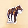 Clara Smith New Arrivals Horse Sticker