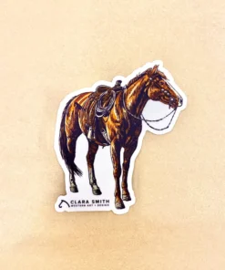 Clara Smith New Arrivals Horse Sticker