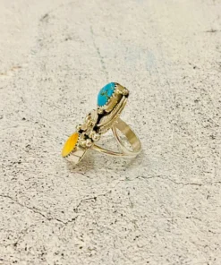 Thunderbird New Arrivals Shirley Largo Two Stone Ring