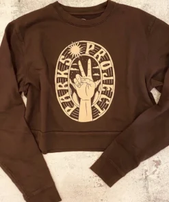 New Arrivals Parks Project Peace In The Parks Cropped Crew Sweatshirt
