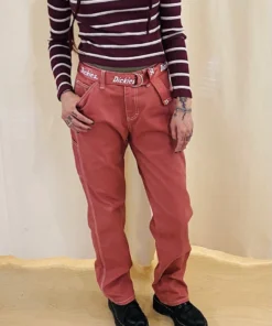 Dickies Girl Relaxed Fit Belted Carpenter Pants, Terracotta 7 Dickies Girl Relaxed Fit Belted Carpenter Pants, Terracotta