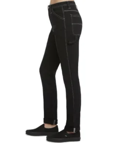 Dickies Girl Slim Fit Carpenter Pants Black 7 Dickies Girl Slim Fit Carpenter Pants Black