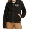 Dickies Girl Zip Front Eisenhower Jacket, Black 2 Dickies Girl Zip Front Eisenhower Jacket, Black