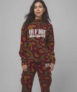 Huf Worldwide Womens Huf Network French Terry Crew Neck Sweater