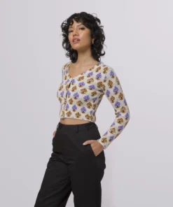 Huf Worldwide Huf Shroom Cropped Cardigan New Arrivals