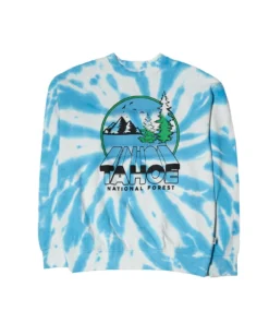 Parks Project Tahoe Zoom Tie Dye Crewneck Sweatshirt