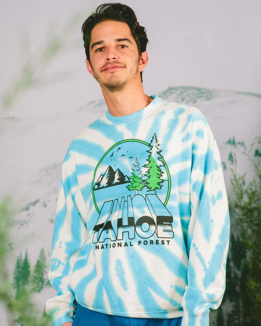 Parks Project Tahoe Zoom Tie Dye Crewneck Sweatshirt 4 Parks Project Tahoe Zoom Tie Dye Crewneck Sweatshirt