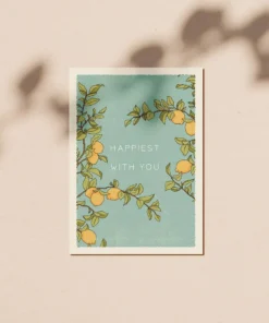 Cai & Jo New Arrivals Happiest With You Greeting