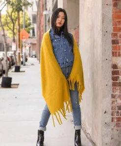 Leto Mohair Blanket Scarf