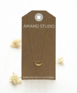 Amano Studio New Arrivals Ava Crescent Necklace