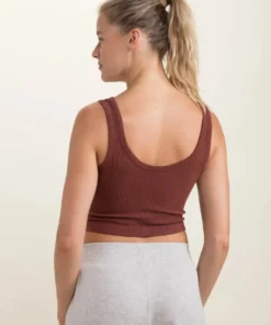 Mono B Ribbed Seamless Crop Tank New Arrivals