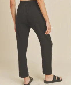 If She Loves New Arrivals Dreamland Linen Pants Black