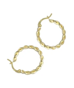 Human Design Shop New Arrivals Minutiae Rope Hoop Earrings