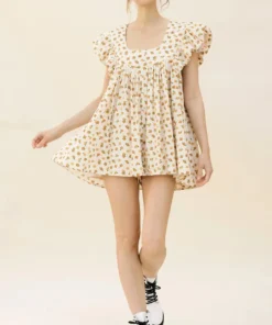 Storia Daisy Print Trapeze Romper 15 Storia Daisy Print Trapeze Romper