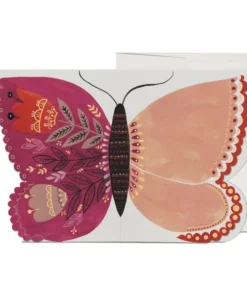 Red Cap Cards Butterfly Mom Greeting