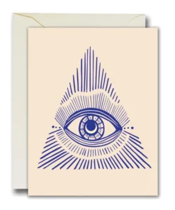 Native Bear Blue Vision Greeting