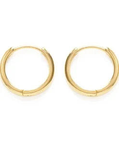 Amano Studio Small Huggie Gold Hoops
