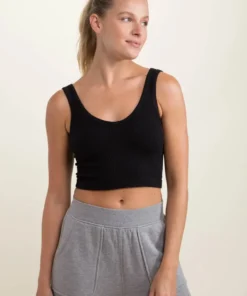 Mono B Ribbed Seamless Crop Tank New Arrivals