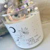 Lunastry New Arrivals Love You To The Moon, Mom Crystal Candle