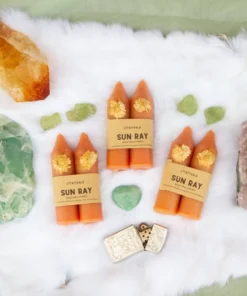 Lit Rituals Small 'Sun Ray' Altar Candles New Arrivals