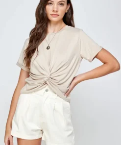 If She Loves Twisted Knot T-Shirt New Arrivals