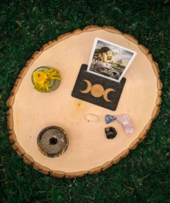 Ritual Pursuits New Arrivals Dark Triple Moon Tarot Card Stand