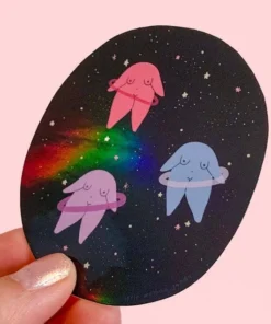 Little Woman Goods Space Holographic Vinyl Sticker New Arrivals