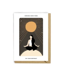 Note And Shine New Arrivals Good Vibes Birthday Greeting