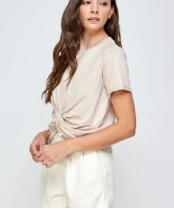 If She Loves Twisted Knot T-Shirt New Arrivals