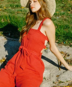 Loveriche Smocked Jumpsuit New Arrivals