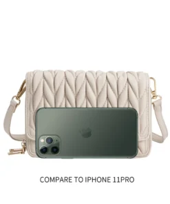 New Arrivals Melie Bianco Giselle Quilted Vegan Crossbody Bag In Black