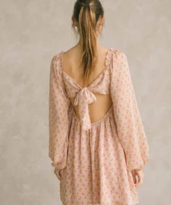 Storia Womens Yellow Rose Blush Dress