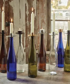 Northern Lights Bottelabra Taper Candle Holder