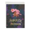 Red Cap Cards Warrior Woman Greeting New Arrivals