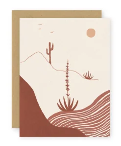 Elana Gabrielle Desert Afternoon Greeting