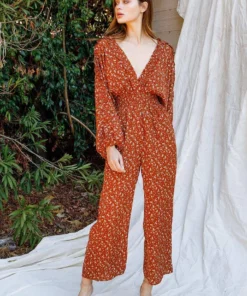 Storia Balloon Sleeve Jumpsuit Womens