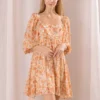 Storia 60's Floral Dress Womens