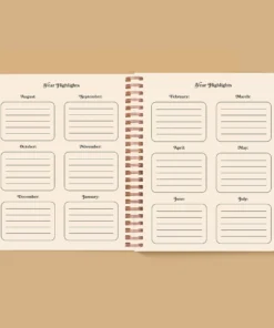 The Rainbow Vision New Arrivals Moon Face Open Dated 12 Month Planner