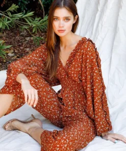 Storia Balloon Sleeve Jumpsuit Womens