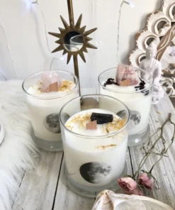 Lunastry New Arrivals Moonchild Crystal Candle