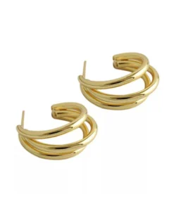 Human Design Shop New Arrivals Divine Energy Three Hoop Earrings