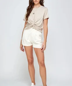 If She Loves Twisted Knot T-Shirt New Arrivals