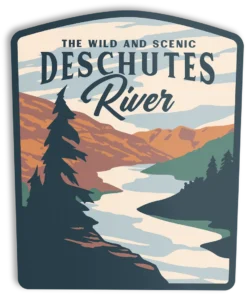 The Landmark Project New Arrivals Deschutes River Sticker