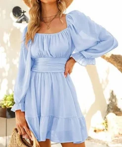 Miss Sparkling Sky Open Back Dress Womens